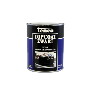 Tenco topcoat zwart